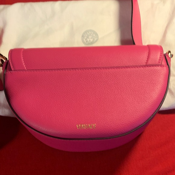 NEW Versace Vibrant Pink Crossbody Bag - Picture 2 of 7